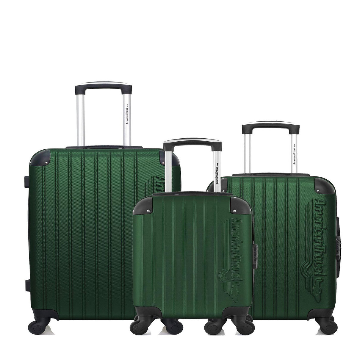 AMERICAN TRAVEL AMERICAN TRAVEL - Lot de 3 - Valise weekend, valise cabine et valise cabine XXS BUDAPEST