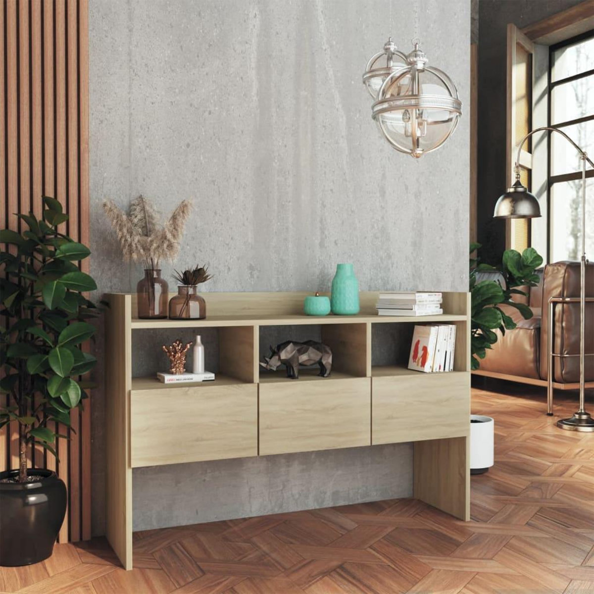 VIDAXL Buffet Chene sonoma 105x30x70 cm Bois d'ingenierie