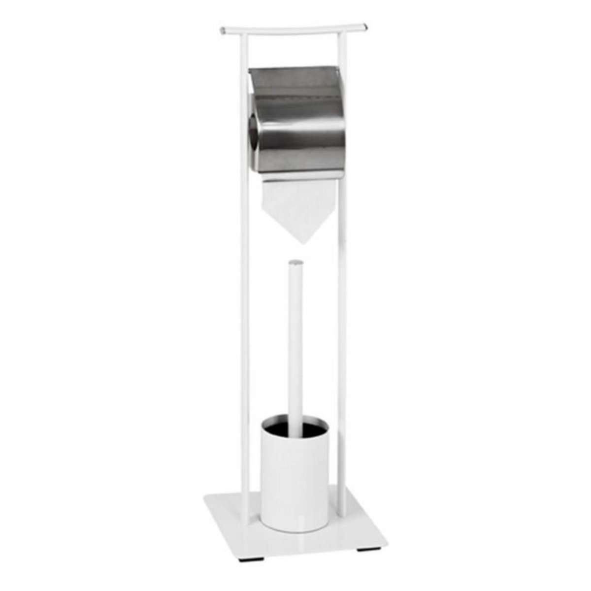 Paris Prix Dérouleur WC en Métal Design  Ethan  69cm Argent