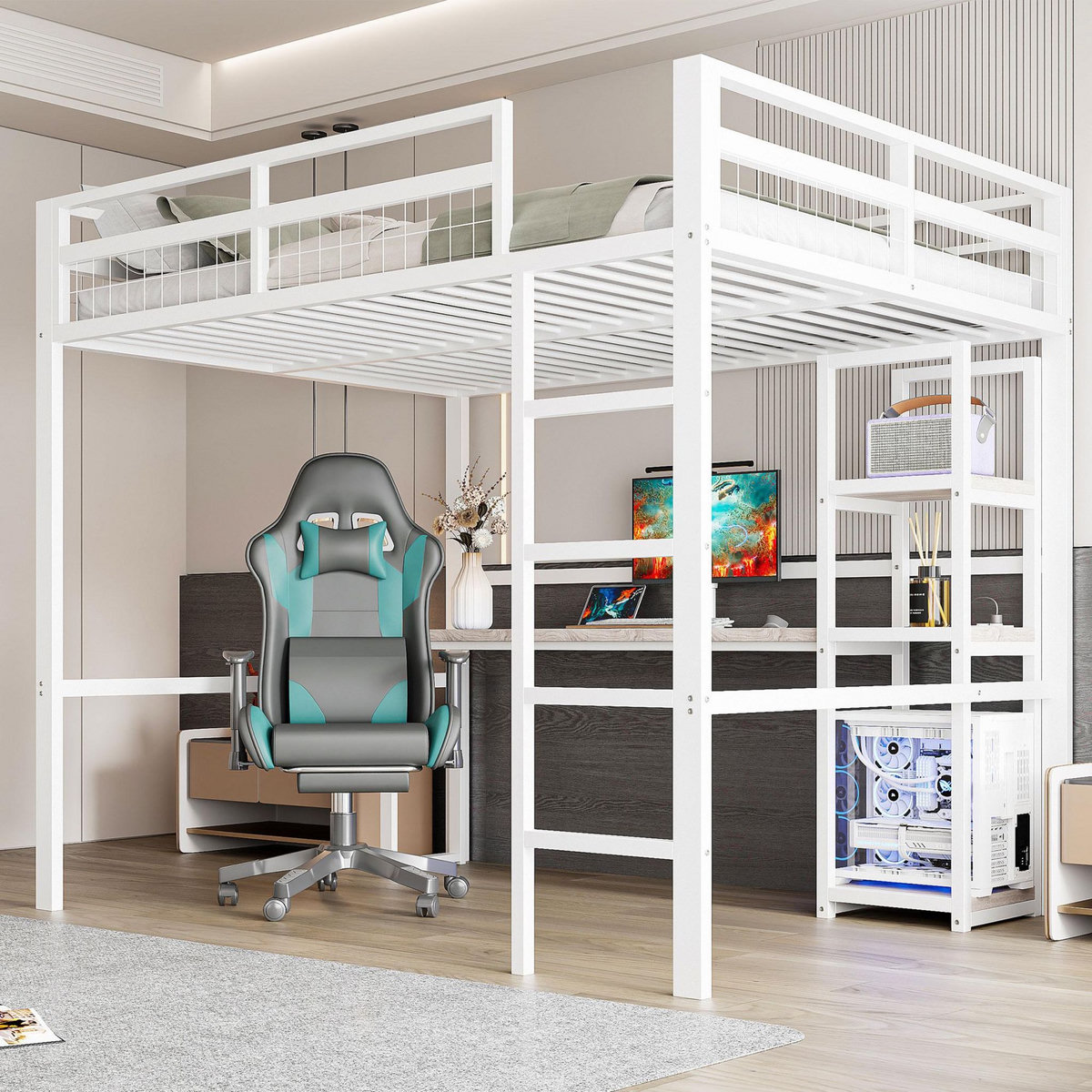 MERAX Lit mezzanine 140x200cm