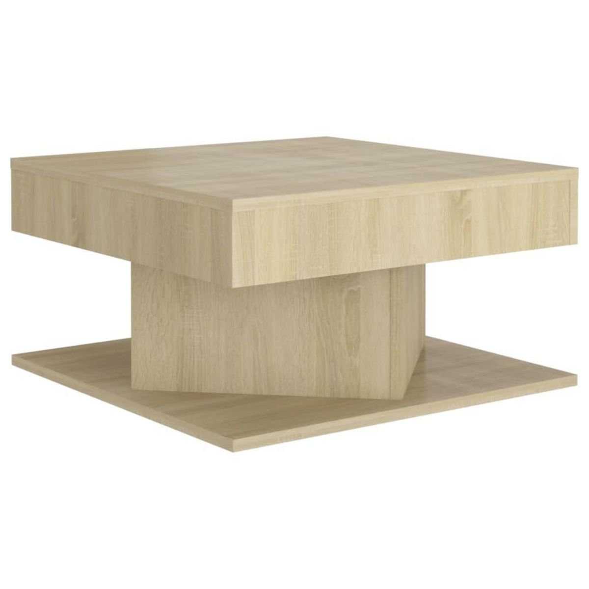 VIDAXL Table basse Chene sonoma 57x57x30 cm Bois d'ingenierie