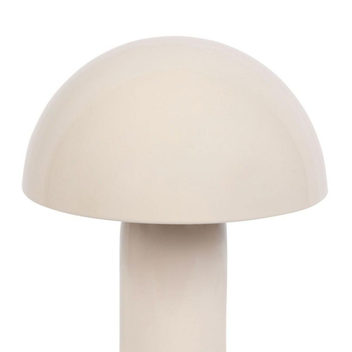 OSTARIA Lampe en métal champignon coloris beige