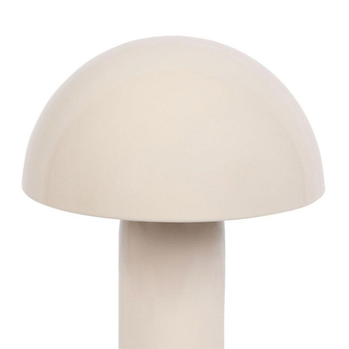 OSTARIA Lampe en métal champignon coloris beige