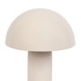 Voir la diapositive 2 : OSTARIA Lampe en métal champignon coloris beige