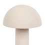 Voir la diapositive 2 : OSTARIA Lampe en métal champignon coloris beige