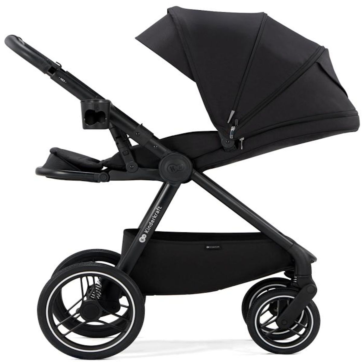 KINDERKRAFT Poussette combinée 2 en 1 avec suspension et protection UPF50+