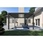 Voir la diapositive 8 : Pergola Bioclimatique autoportée 4x4 m - Aluminum Anthracite - 4x4m VS OmBREA®