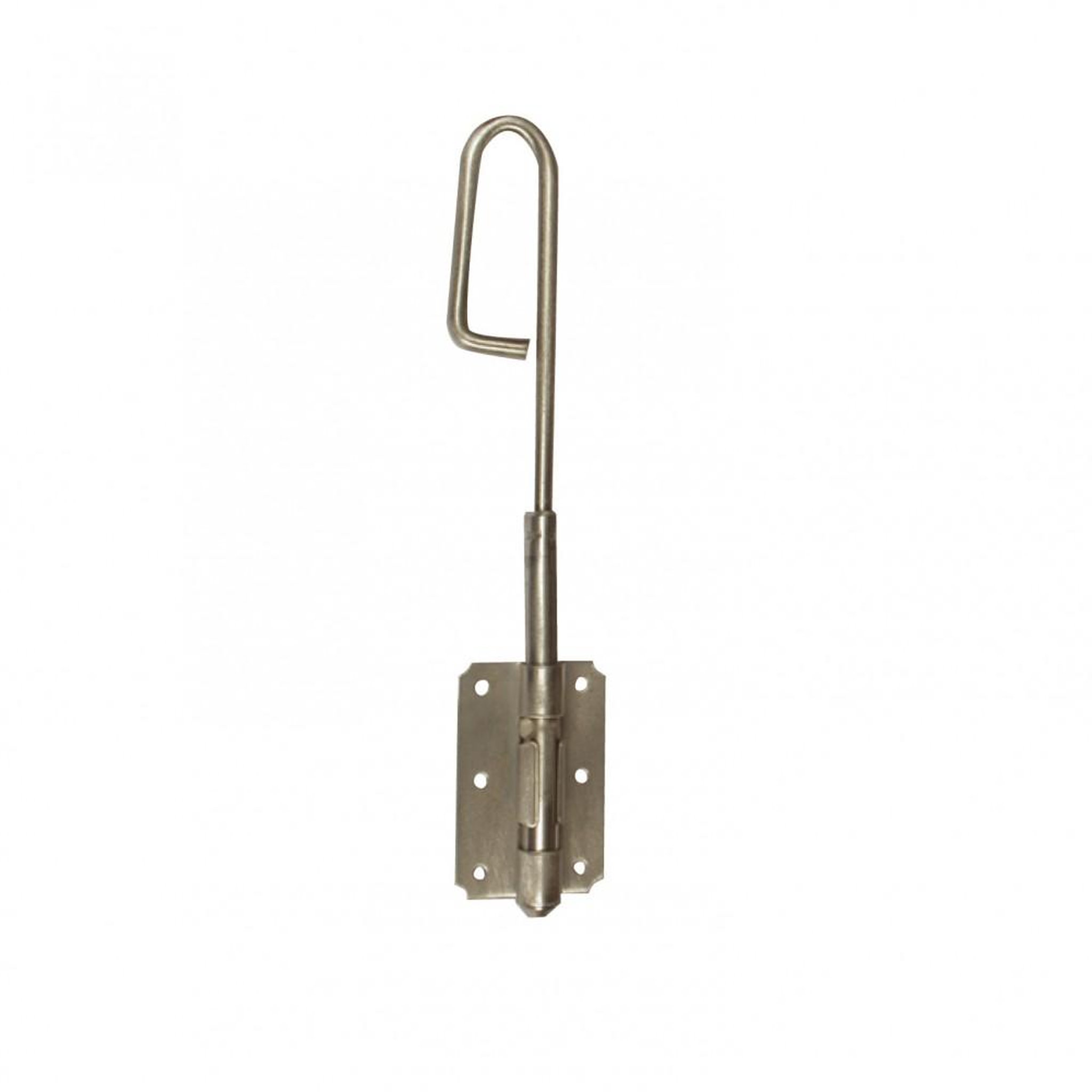 CENTRALE BRICO Verrou à baïonnette l. 300 x dia. 14 mm AFBAT, acier inox brossé