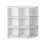 Voir la diapositive 6 : Paris Prix Étagère 6 Cases  Jake  110cm Blanc