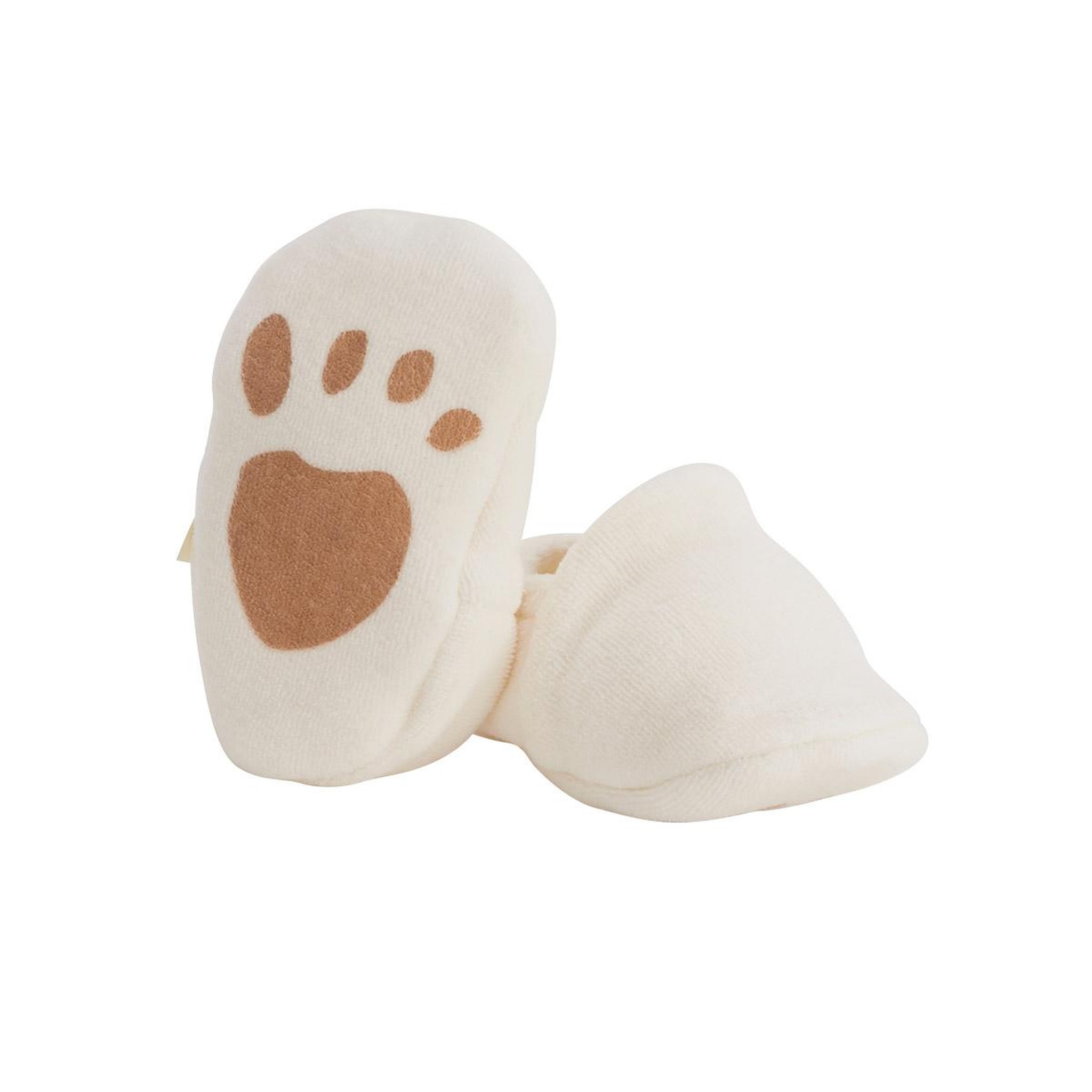 Voir la diapositive 4 : PETIT BEGUIN Bonnet bébé et chaussons en velours zeste d'amour
