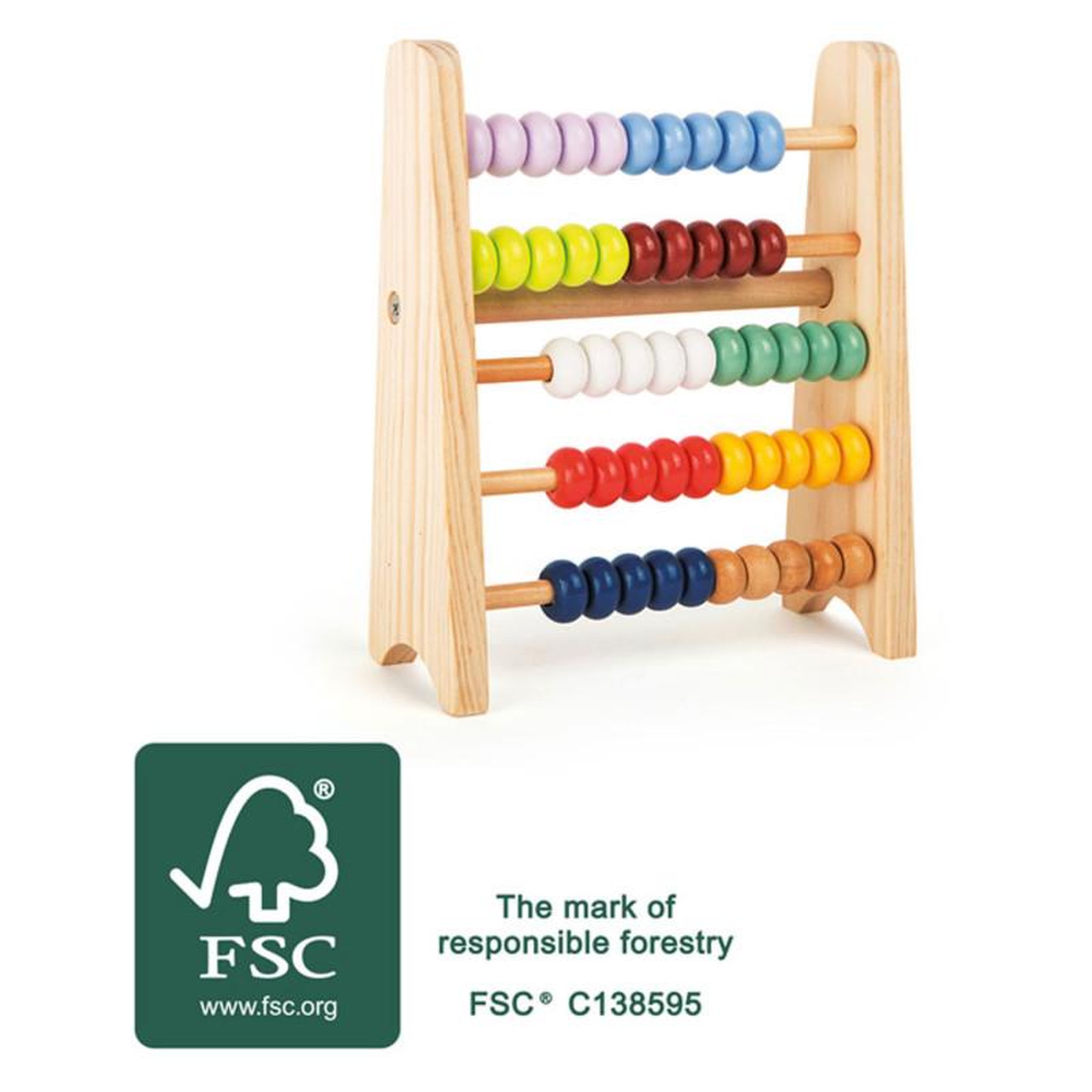Voir la diapositive 4 : SMALL FOOT Small Foot - Wooden Abacus 11168