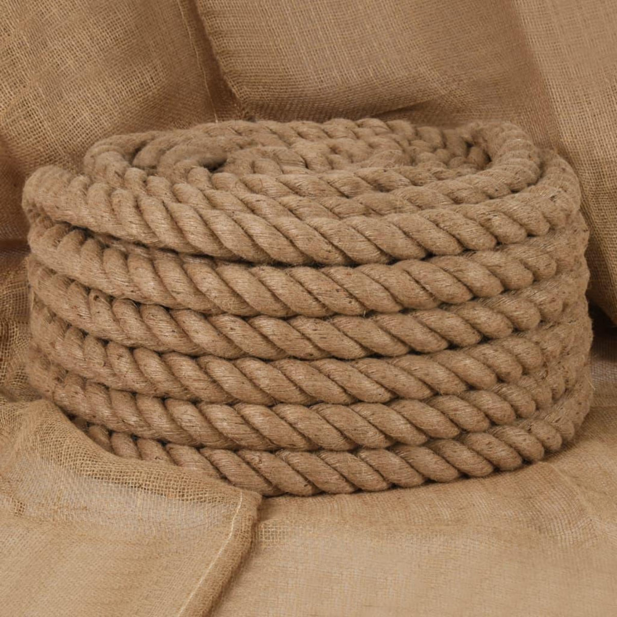 VIDAXL Corde de jute 5 m de long 40 mm d'epaisseur