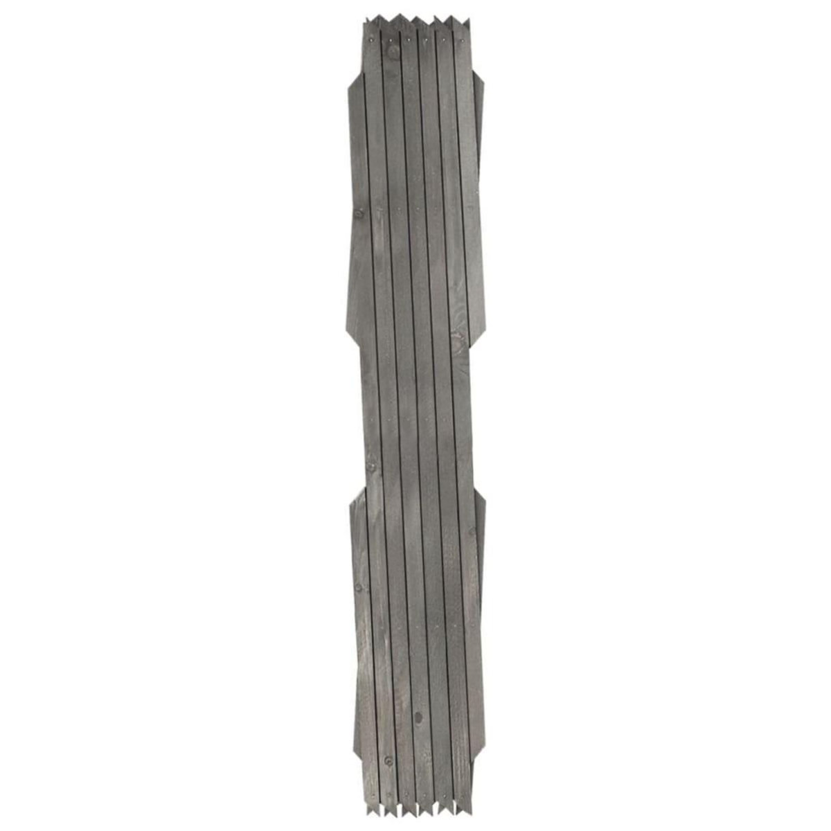 VIDAXL Cloture a treillis 5 pcs Gris Bois de sapin massif 180x60 cm