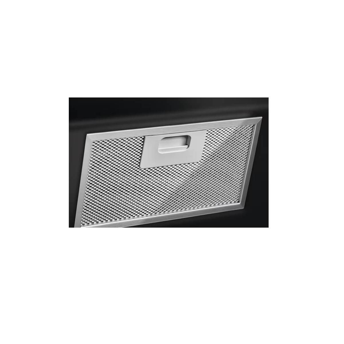 ELECTROLUX Hotte décorative inclinée 90cm 615m3/h noir - LFV439K