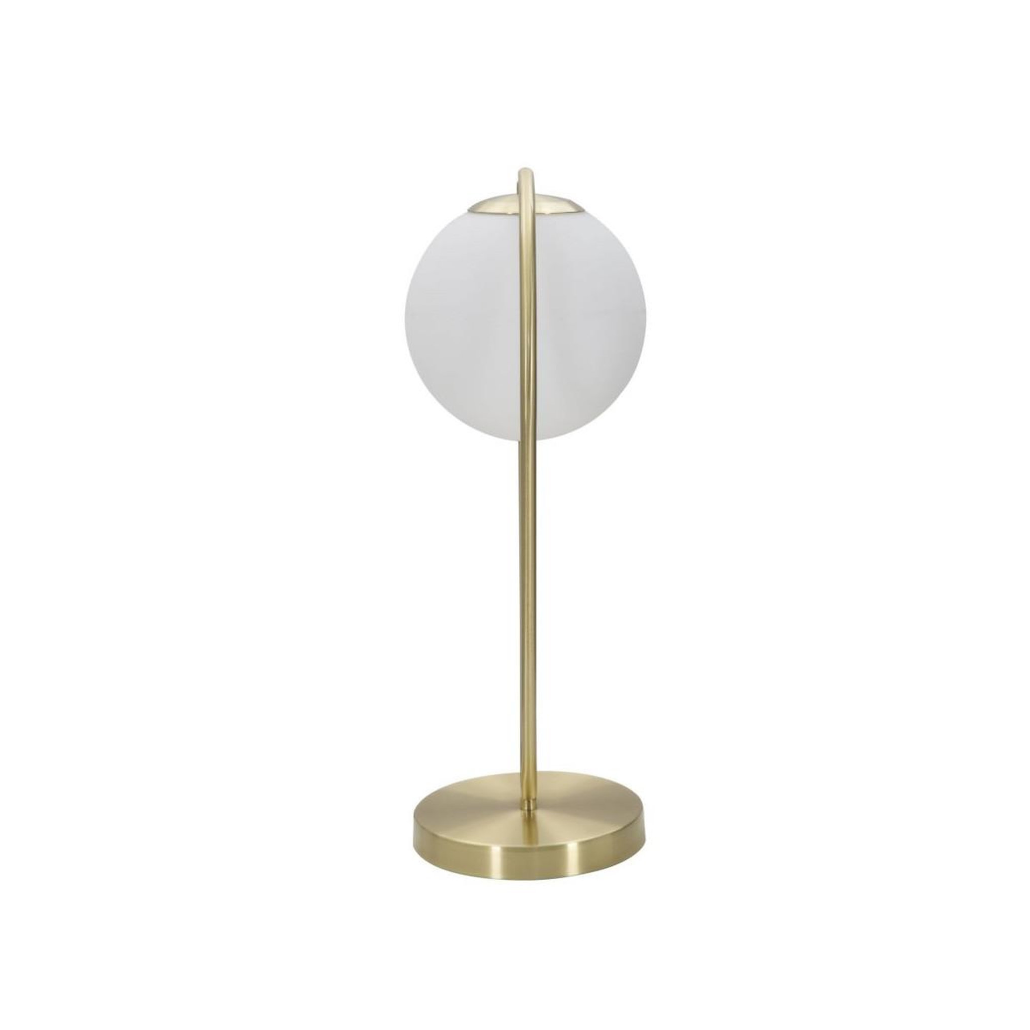 Voir la diapositive 2 : Paris Prix Lampe à poser sphère  glamy drop  50cm blanc & or
