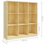 Voir la diapositive 6 : VIDAXL Bibliotheque/Separateur de piece 104x33,5x110 cm pin massif