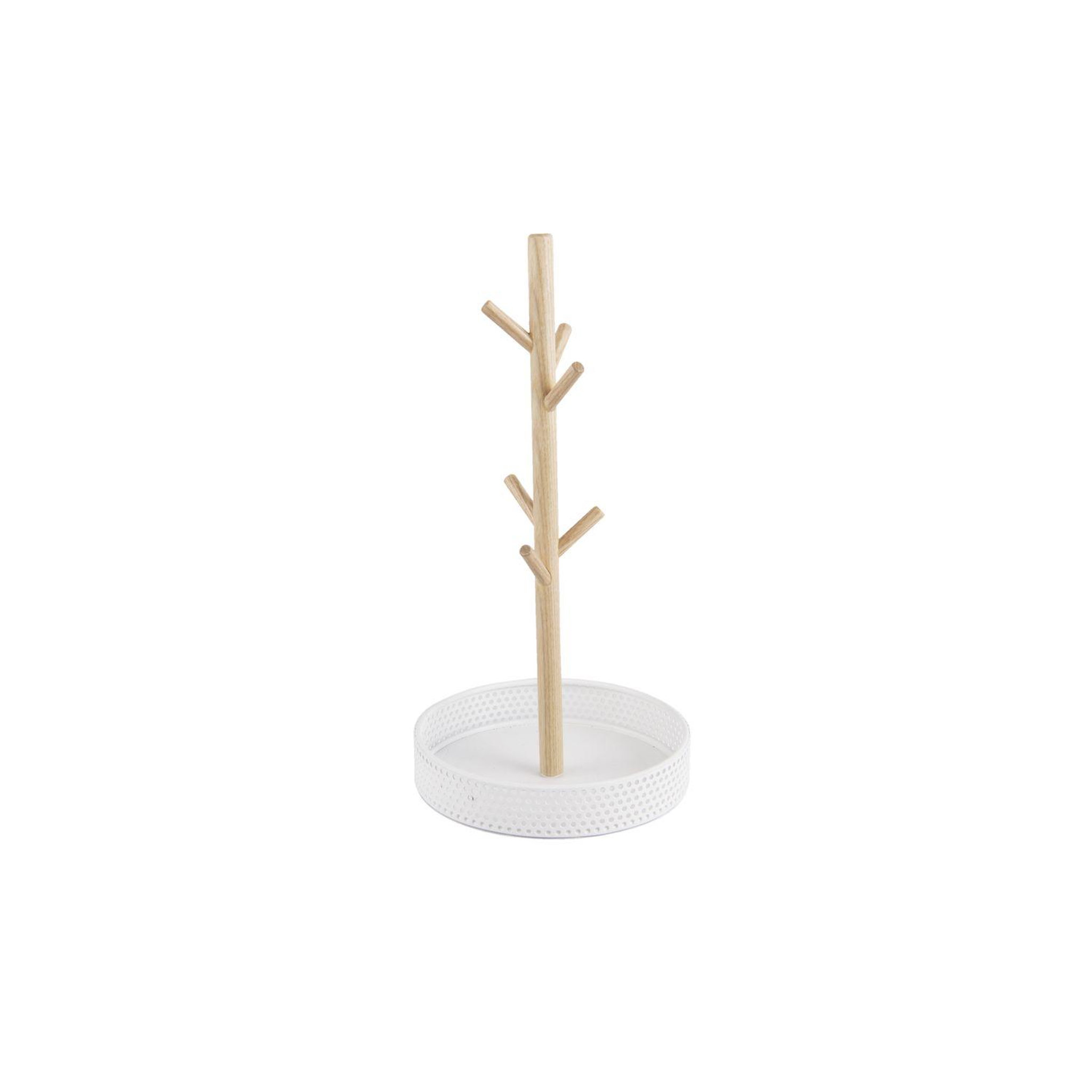 Voir la diapositive 2 : PRESENT TIME Porte bijoux en bois Merge - H. 31 cm
