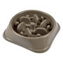 Voir la diapositive 1 : Paris Prix Gamelle pour Chien & Chat  Anti-Glouton  19cm Taupe