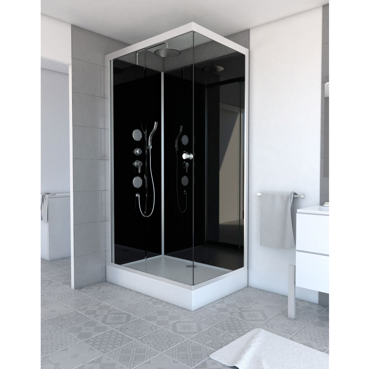 Aurlane Cabine de douche Eclipse 80x110