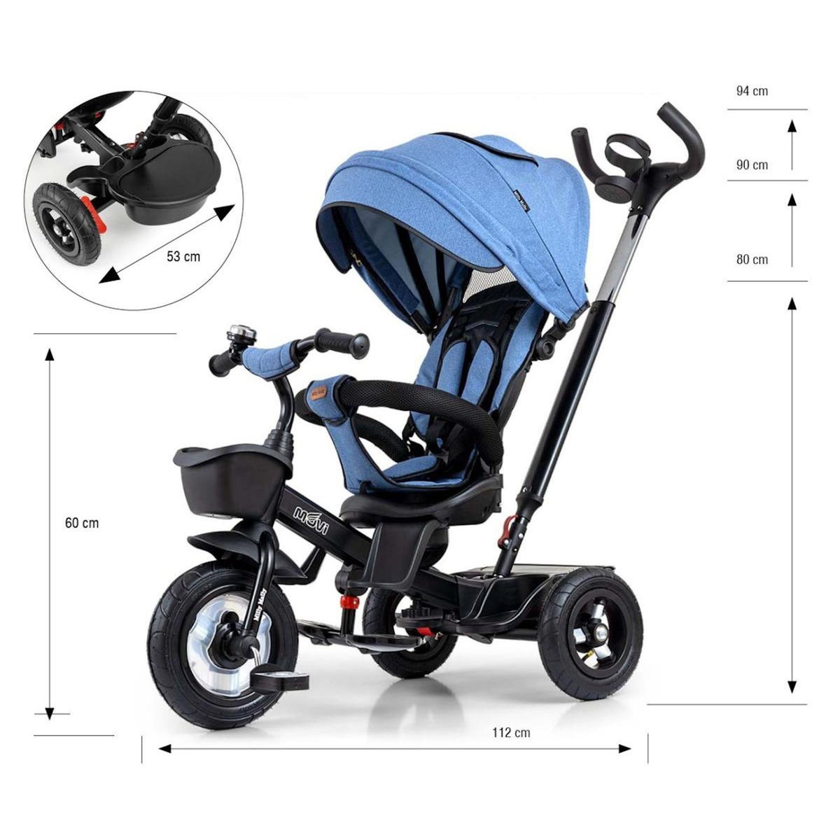 MILLY MALLY Tricycle  Movi Denim
