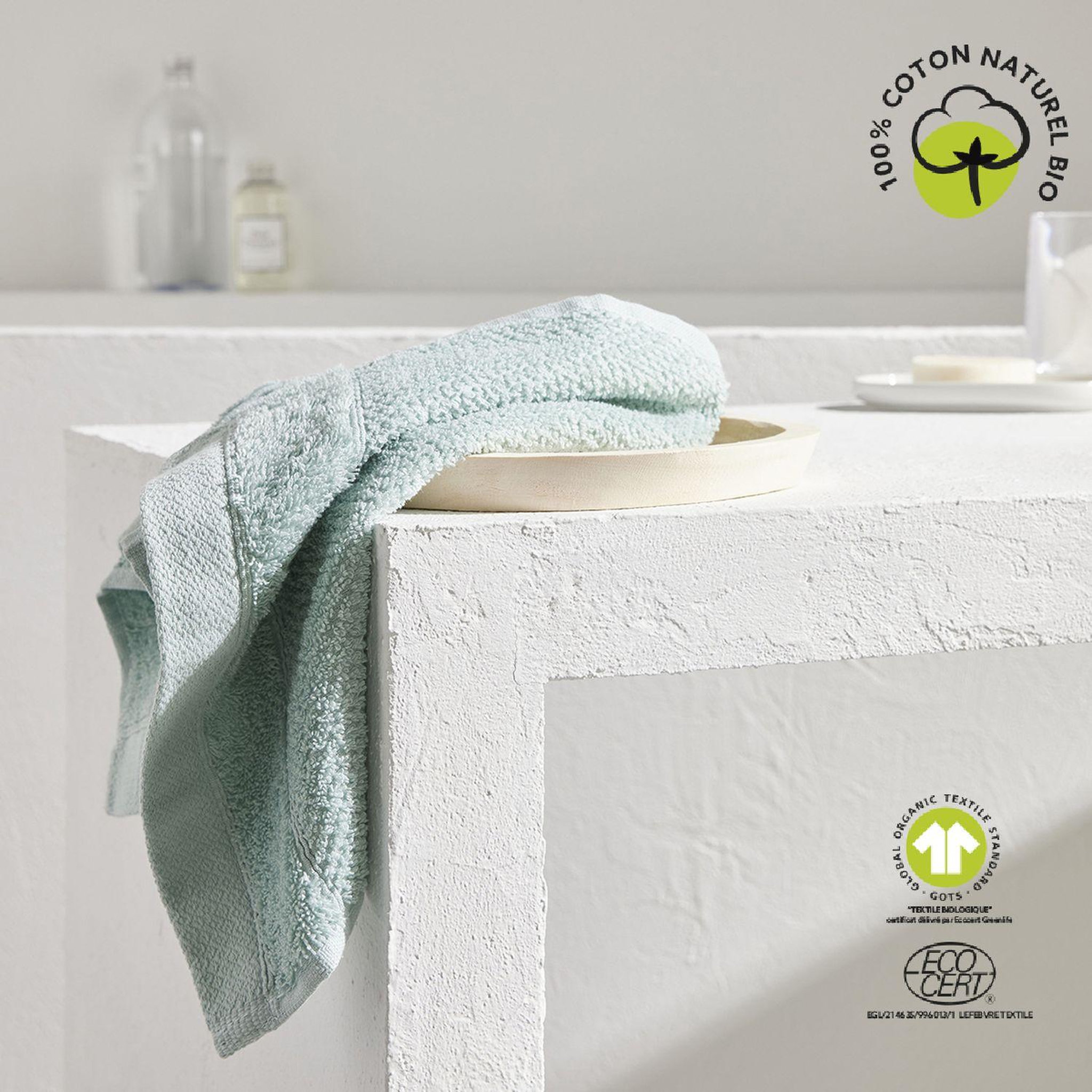 Voir la diapositive 2 : Today Serviette pour invité - 100% coton bio