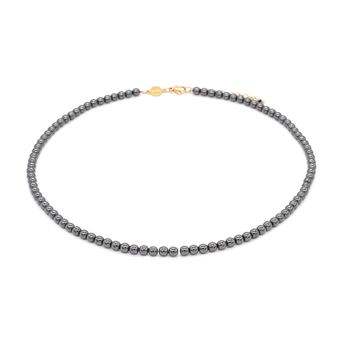 SLOYA Collier Serena en pierres Hématite