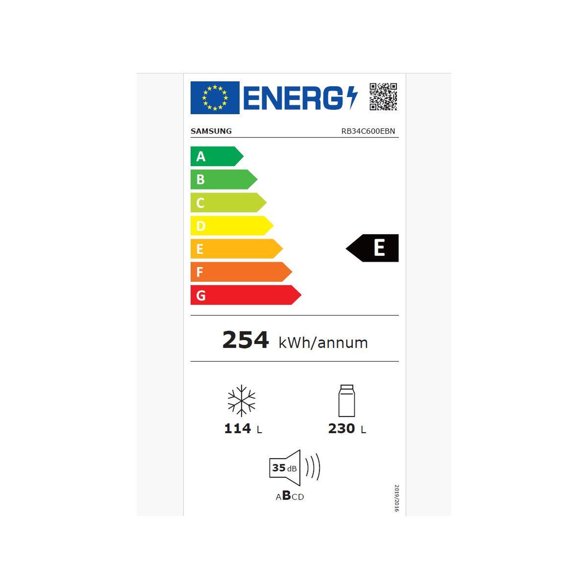 Voir la diapositive 6 : Samsung Réfrigérateur combiné rb34c600ebn