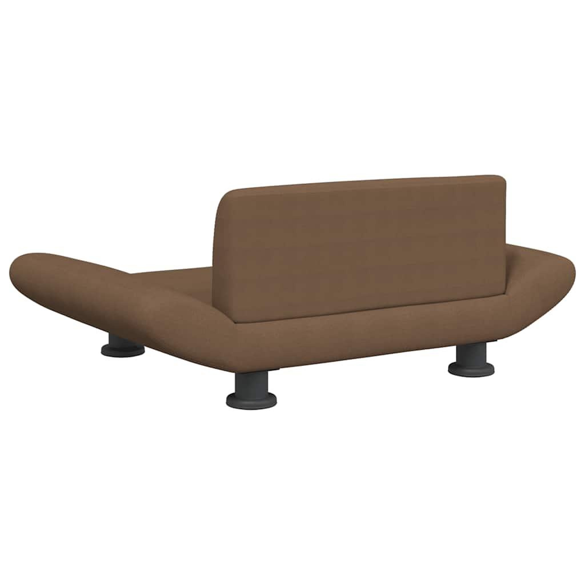 Voir la diapositive 5 : VIDAXL Lit pour chien marron 70x45x28 cm tissu