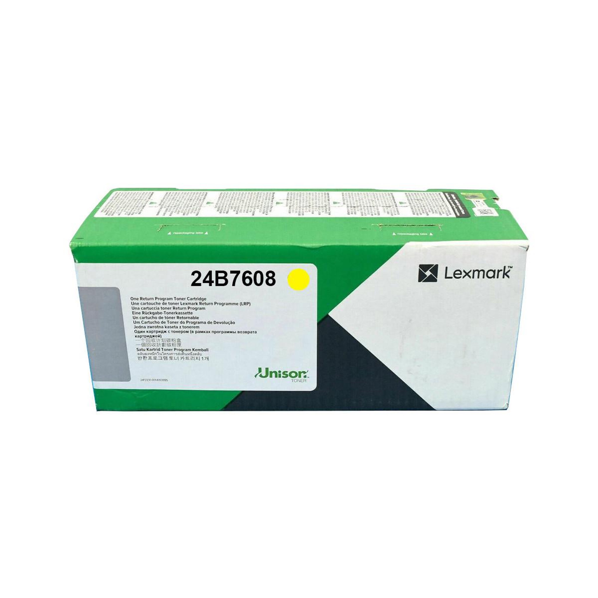Lexmark Lexmark 24B7608 Cartouche de toner 1 pièce(s) Original Jaune