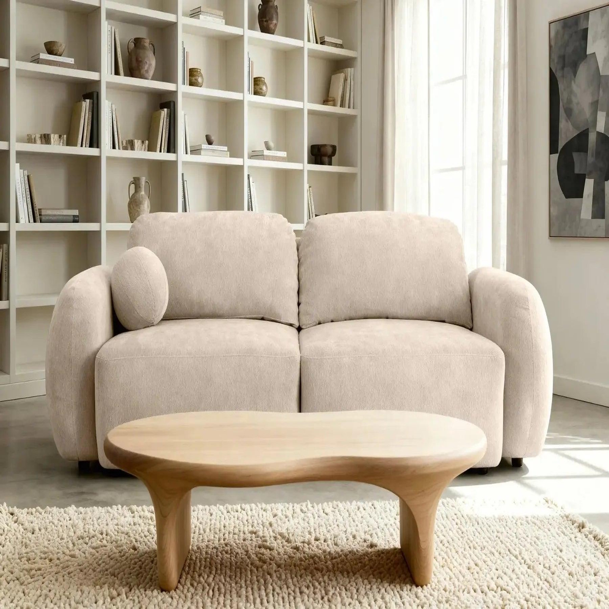 Voir la diapositive 3 : CASANOVA PARIS Martin - canapé droit convertible tissu chenille