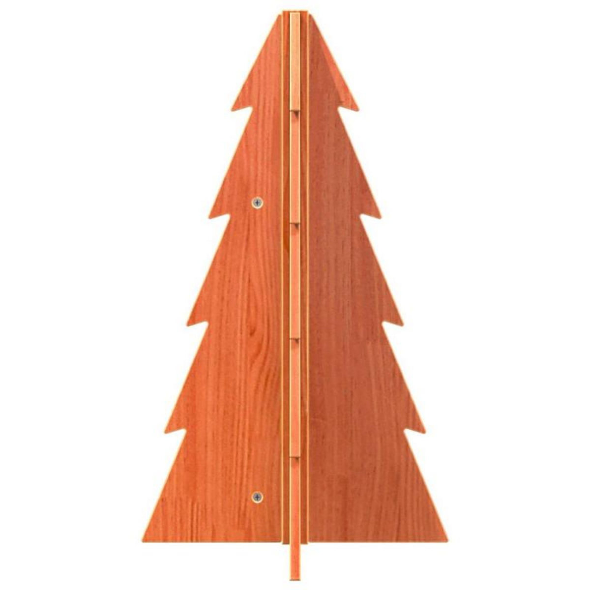 VIDAXL Arbre de Noël en bois pour décoration 69,5cm bois de pin massif