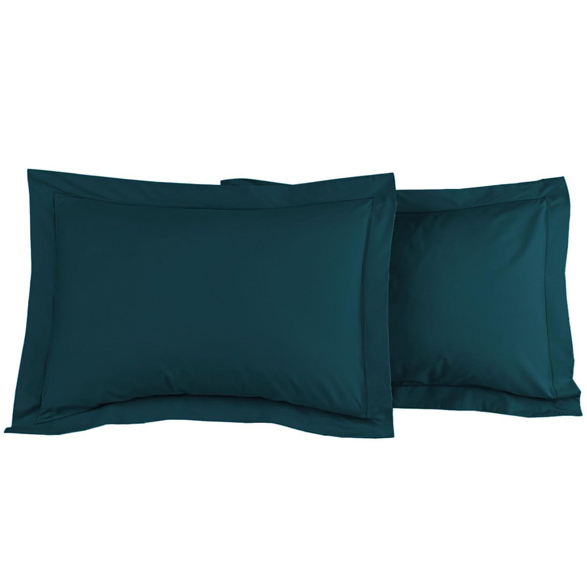 Sensei Maison Lot de 2 taies d'oreiller en percale de coton SOFT PERCALE