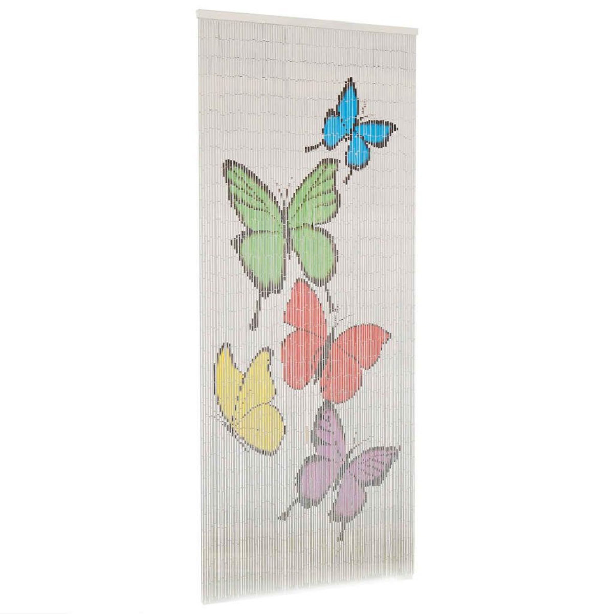 VIDAXL Rideau de porte contre insectes Bambou 90 x 200 cm