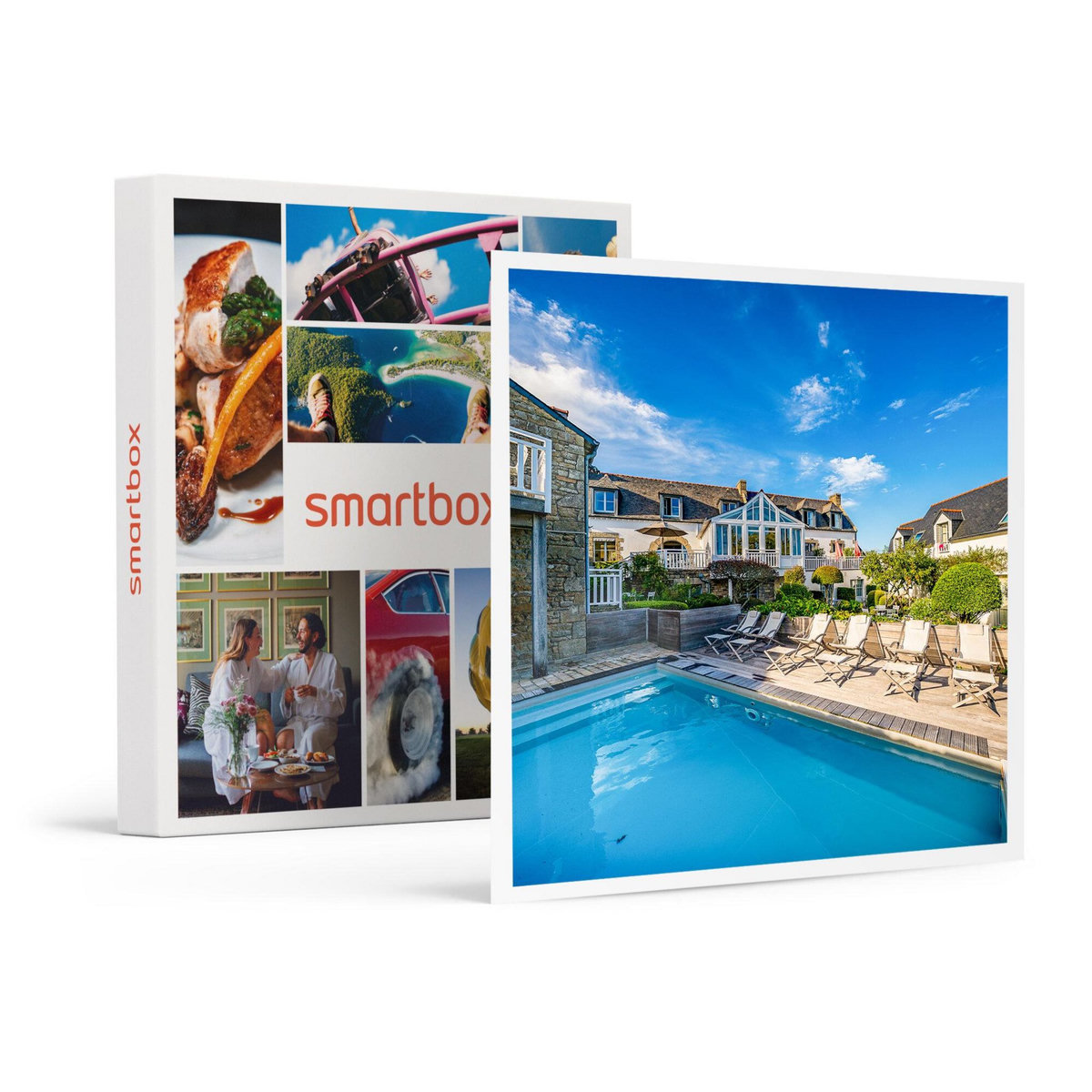 Smartbox Escapade à La Trinité-sur-Mer en hôtel 4* avec demi-bouteille de champagne et soin d'1h - Coffret Cadeau Séjour