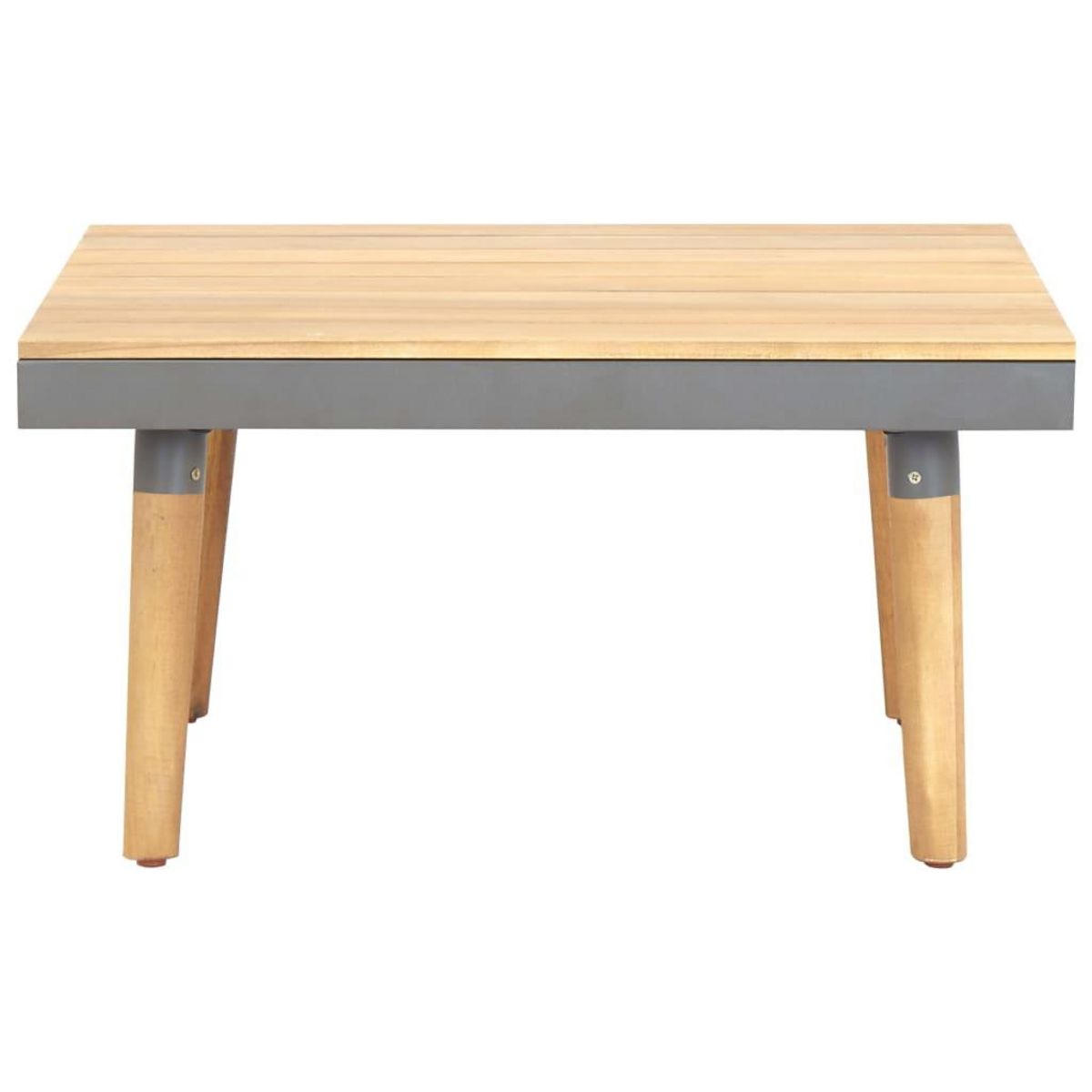 VIDAXL Table basse de jardin 60x60x31,5 cm Bois solide d'acacia