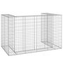 Voir la diapositive 5 : VIDAXL Mur en gabion pour poubelles Acier galvanise 180x100x110 cm