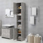 Voir la diapositive 3 : VIDAXL Armoire de salle de bain Gris beton Bois d'ingenierie