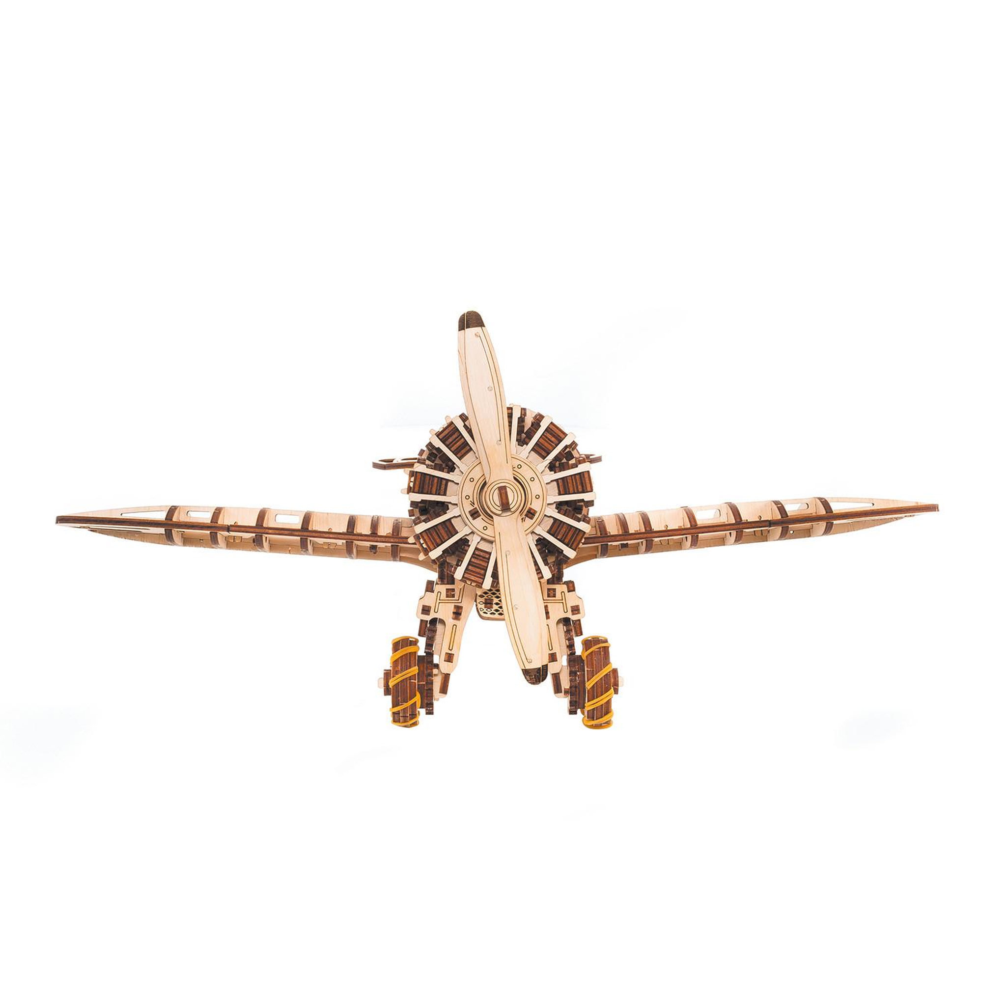 Voir la diapositive 3 : ECO WOOD ART Maquette 3D En Bois - Avion 42 Cm