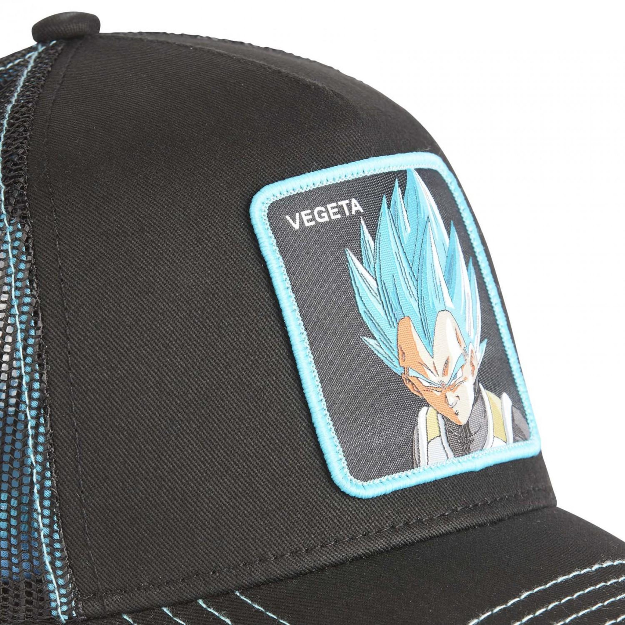 Voir la diapositive 3 : CAPSLAB Casquette trucker avec filet Dragon Ball Super Vegeta