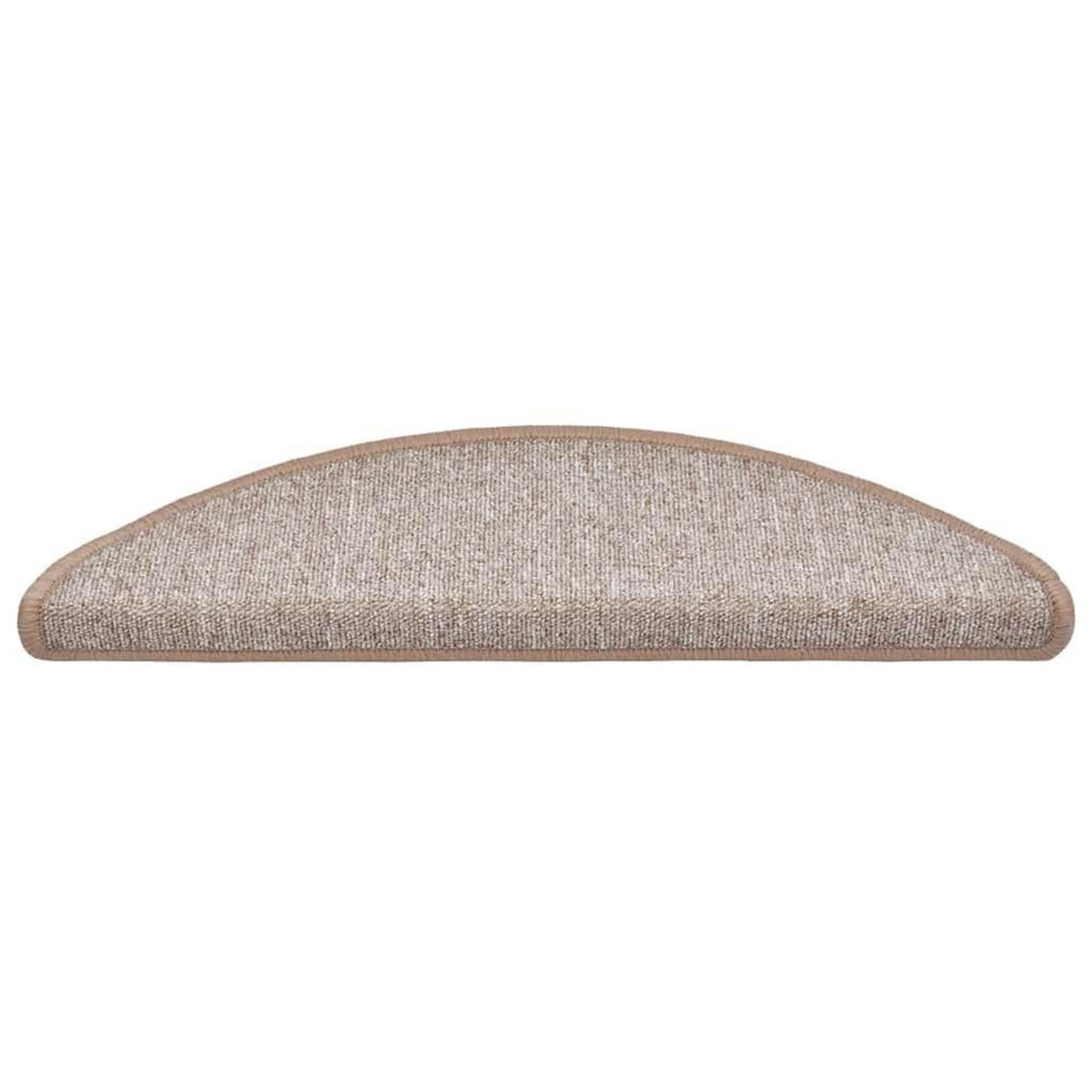 VIDAXL Tapis d'escalier 30 pcs marron 56x17x3 cm