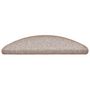 Voir la diapositive 3 : VIDAXL Tapis d'escalier 30 pcs marron 56x17x3 cm