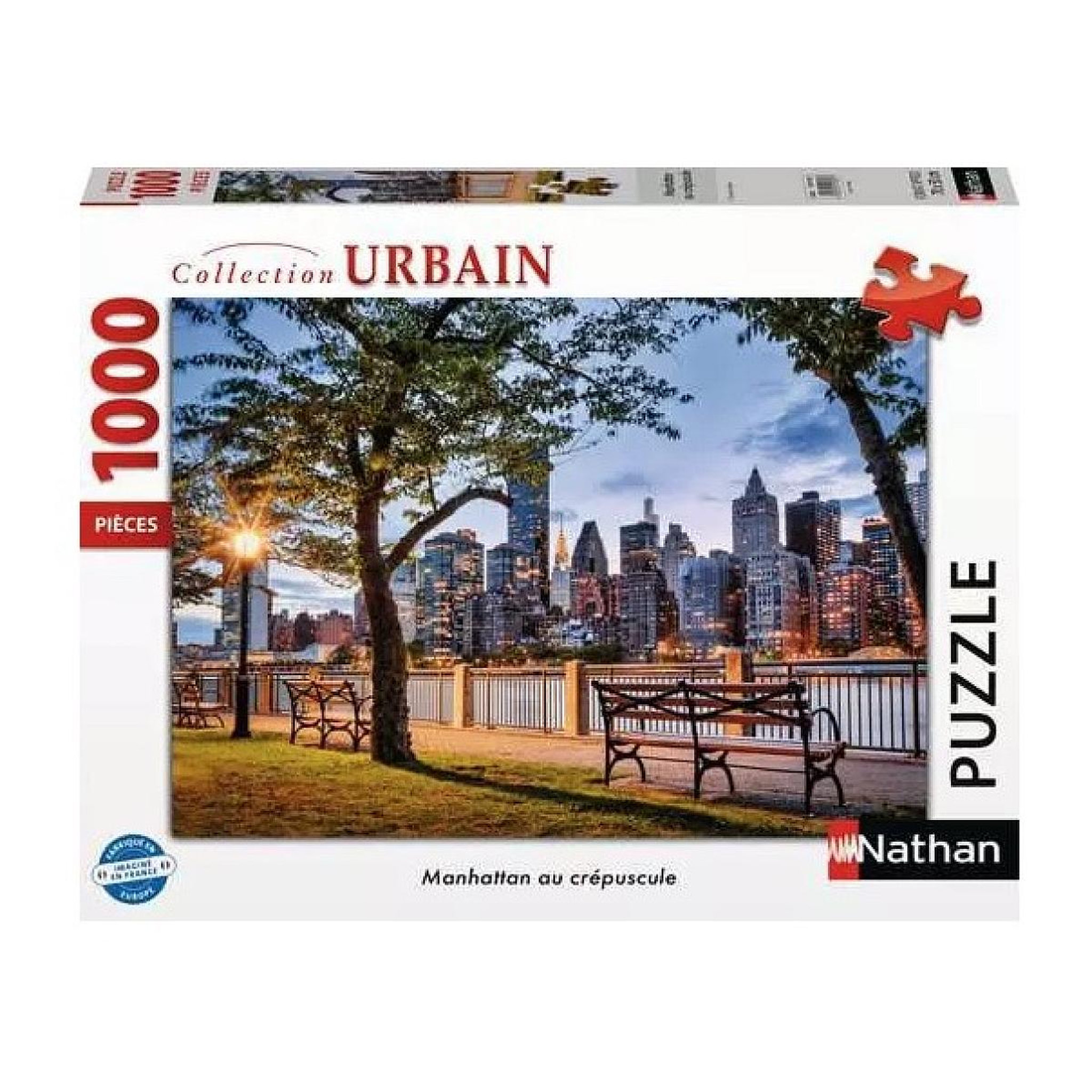 Nathan Nathan puzzle 1000 p  Manhattan au crepuscule