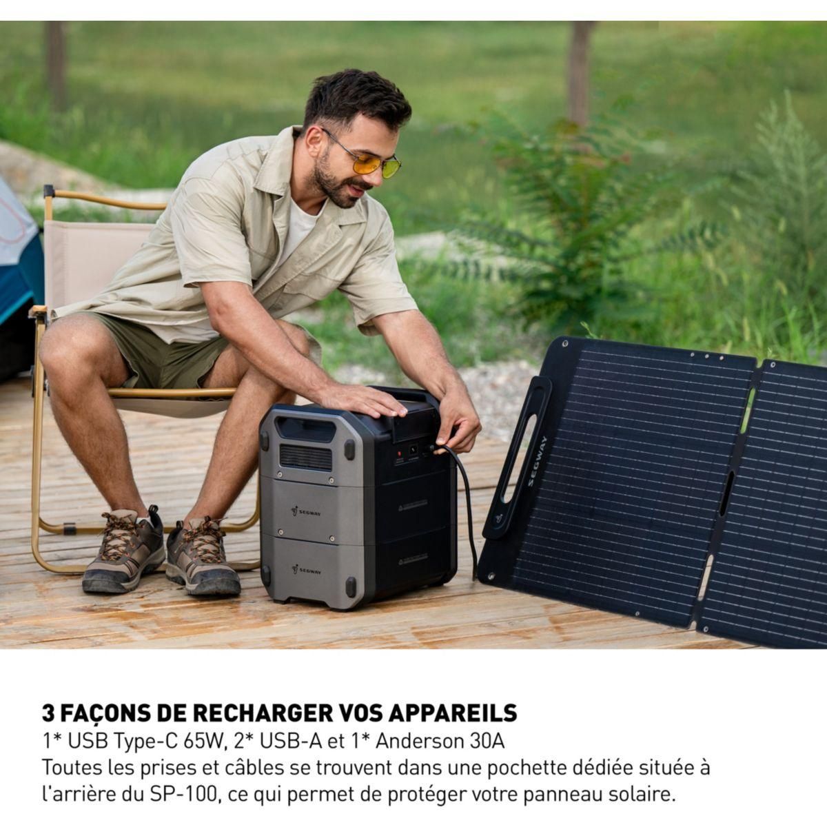 Segway Panneau solaire portable 100W