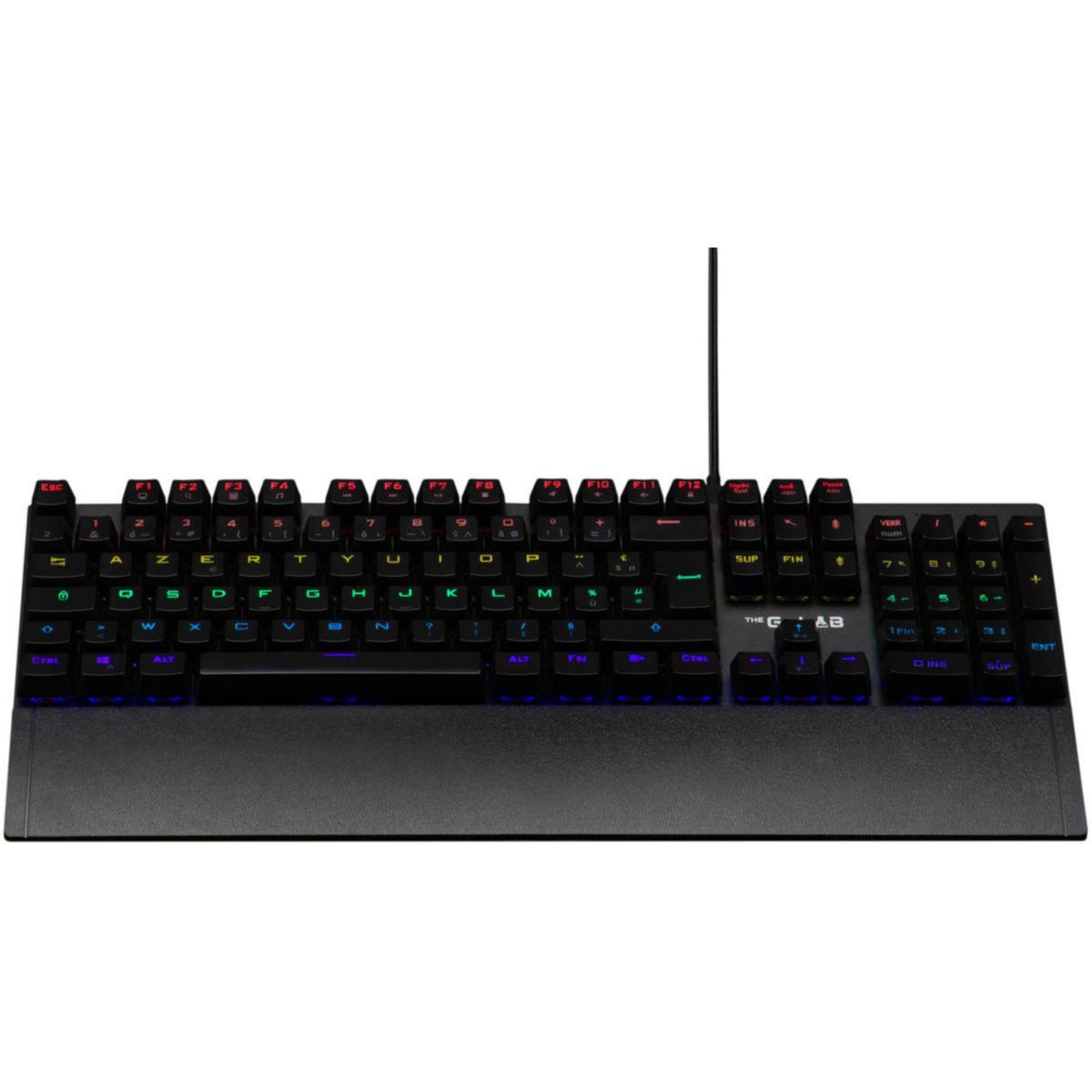 THE G-LAB Clavier gamer KEYZ CARBON EX FR