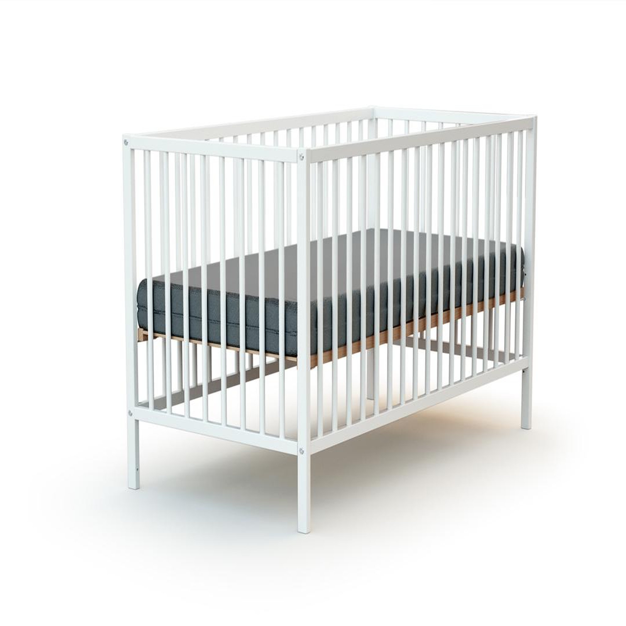 Voir la diapositive 2 : AT4 Chambre bébé lit et table à langer en bois