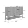 Voir la diapositive 4 : SWEEEK Buffet bas en décor noyer et pieds et poignées en métal noir L110cm - buffet haut. vaisselier. 3 portes. 1 tiroir et 3 étagères