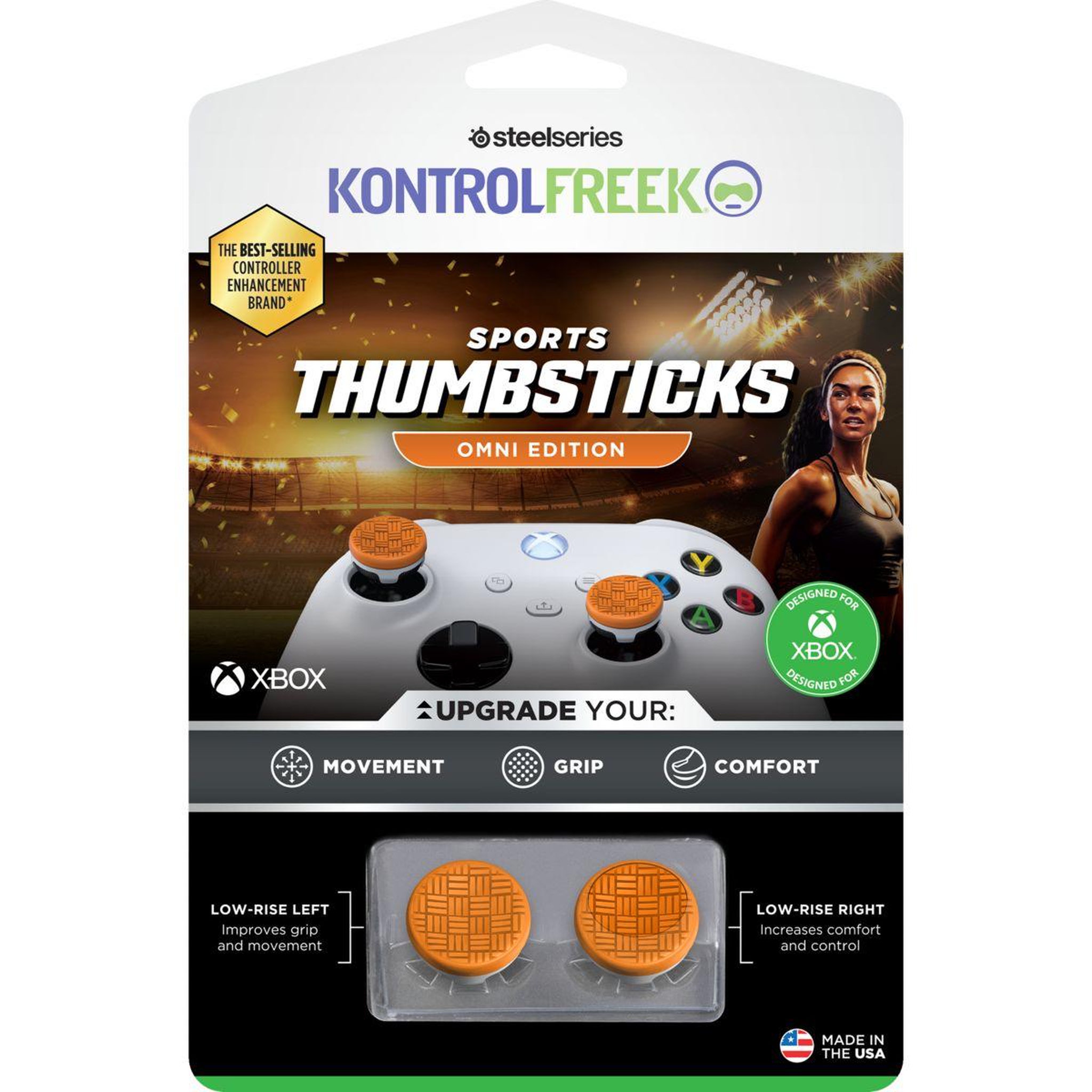 Voir la diapositive 1 : STEEL SERIES Accessoire manette sports - clutch wht/blk xbx