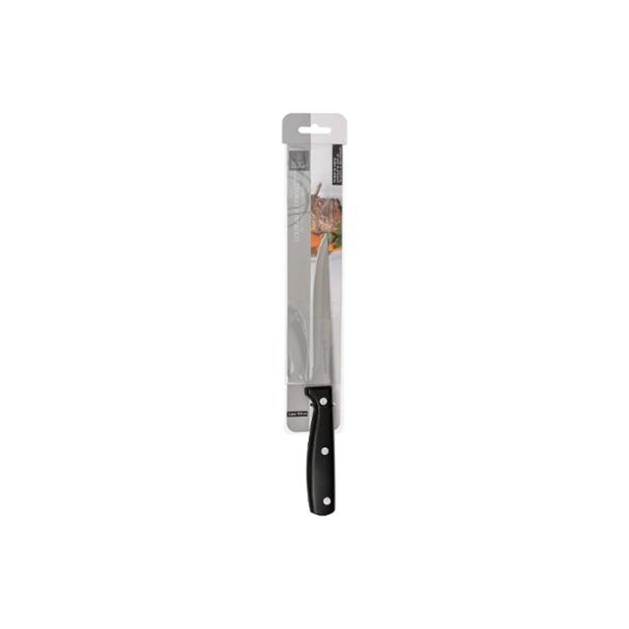 Voir la diapositive 2 : B BASIC & CO Couteau à désosser  dice  inox 28cm noir