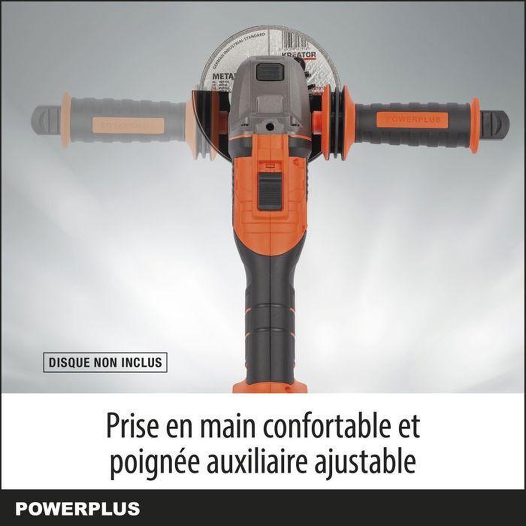 DUAL POWER Meuleuse 125mm batterie Dual Power