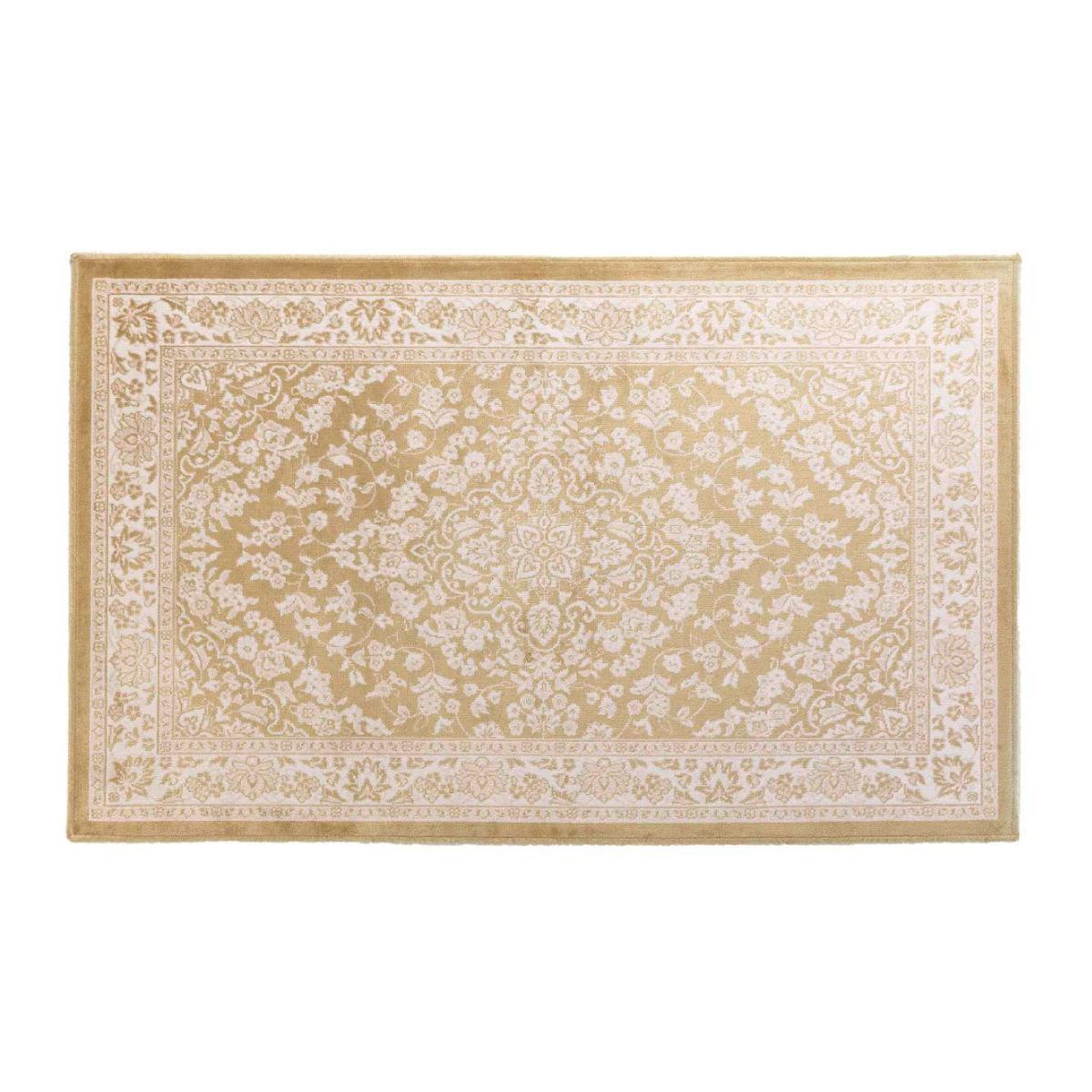 Douceur d'Intérieur Tapis déco  irina  68x110cm jaune